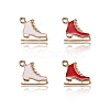 20Pcs 2 Colors Alloy Enamel Pendants PALLOY-CJ0001-137-8