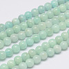 Natural Amazonite Bead Strands G-P204-01-6mm-1