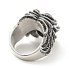 316 Stainless Steel Ring RJEW-C030-06D-AS-3