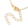 Natural Pearls Beaded Chain Necklace NJEW-JN04345-5