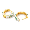 Rack Plating Brass Hoop Earrings EJEW-C102-43G-3