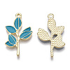 Alloy Enamel Pendants PALLOY-T056-30A-2