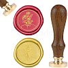 DIY Wood Wax Seal Stamp AJEW-WH0131-109-1