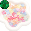 Luminous Glow in the Dark Transparent Acrylic Beads PW-WG1430A-03-1