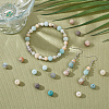  4 Strands Natural Flower Amazonite Beads Strands G-NB0005-09B-4