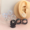 4 Pairs 4 Colors Silicone Ear Gauges WG56CA4-13-2