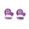 Baking Paint Glass Enamel Beads LAMP-R004-07D-1