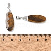 Natural Tiger Eye Pendants GG-CBA9F30-03P-02-3