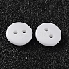 2-Hole Flat Round Resin Sewing Buttons for Costume Design BUTT-E119-20L-19-2