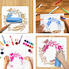 PET Hollow Out Drawing Painting Stencils DIY-WH0405-0095-4