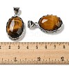 Natural Tiger Eye Pendants G-Z050-06A-3