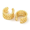 Brass Cuff Earrings EJEW-C104-144G-2