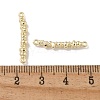 Brass Chip Beaded Connector Charms KK-P284-08G-02-3