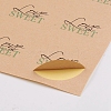 Self-Adhesive Kraft Paper Gift Tag Stickers DIY-D028-02B-01-3