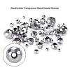 710Pcs Electroplate Transparent Glass Beads Strands DIY-YW0003-07-2