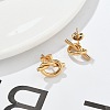 304 Stainless Steel Stud Earrings EJEW-C099-19GP-5