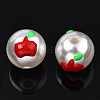 ABS Plastic Imitation Pearl Beads KY-N015-100-1