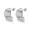 Non-Tarnish 304 Stainless Steel Stud Earrings EJEW-K281-08P-1