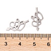 Non-Tarnish 5Pcs 201 Stainless Steel Pendants STAS-M056-03P-3