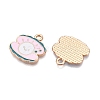 Alloy Enamel Pendants ENAM-T020-66B-2