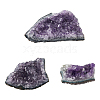 SUPERFINDINGS 3Pcs 3 Styles Natural Drusy Amethyst Display Decorations AJEW-FH0004-48-1