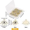 SUPERFINDINGS 20pcs Electroplate Alloy Pendants FIND-FH0003-64-5