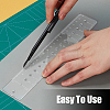 2Pcs 2 Styles Acrylic Rulers AJEW-WH0270-327-4
