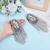 2Pcs Iron Tassel Chain Shoulder Epaulettes DIY-HY0003-62P-3