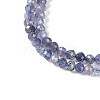 Natural Iolite Beads Strands G-N342-32-4