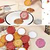 CRASPIRE 25Pcs Adhesive Wax Seal Stickers DIY-CP0009-11B-05-5