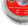 2-Ply Round Waxed Cotton Thread Cords YC-T004-01A-23-2