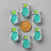 Transparent Enamel Acrylic Beads TACR-S155-002G-3