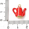 Brass Enamel Pendants KK-CBA260B-10G-3