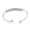 Non-Tarnish 304 Stainless Steel Cuff Bangles BJEW-P331-06P-3