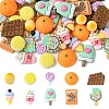 50Pcs 10 Styles Resin Decoden Cabochons CRES-YW0001-28-1