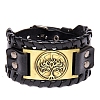 Viking Imitation Leather Cord Bracelets PW-WG0AC8F-03-1