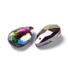 Faceted Teardrop Glass Pendants GLAA-O008-A20-3