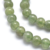 Natural Green Apatite Beads Strands G-K224-08-6mm-3