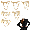 6Pcs 3 Stylesc Alloy Safety Pins JEWB-HY0001-66A-1
