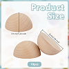 Wood Cabochons WOOD-WH0062-51A-2