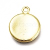 Brass Enamel Pendants KK-H103-02J-G-2