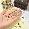 60Pcs 6 Colors Tibetan Style Alloy Beads FIND-FS0004-91-5