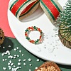 Christmas Theme Glass Rings RJEW-TA00121-2