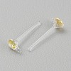 Resin Stud Earring Finding RESI-WH20001-08I-2