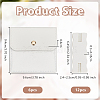 6Pcs Square PU Leather Jewelry Storage Bags with Iron Button ABAG-OC0001-18B-2