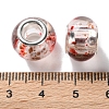 High Transparent Two-Color Copper Buckle Acrylic European Beads OACR-M024-05P-06-3