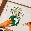 Plastic Reusable Drawing Painting Stencils Templates DIY-WH0202-252-5