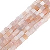 Natural Pink Aventurine Beads Strands G-B129-A12-01-1