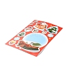 8Pcs Christmas Theme Cartoon PVC Waterproof Stickers STIC-P014-01C-4