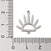 Non-Tarnish 304 Stainless Steel Connector Charms STAS-R226-06P-3